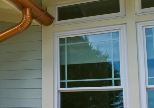 Where should gutters be placed on a house?